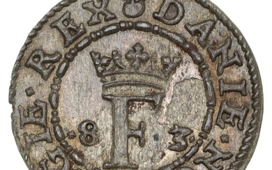 Frederik II, hvid 1583, Frederiksborg, H 29, S 21. Ex. BR 1609/5024....