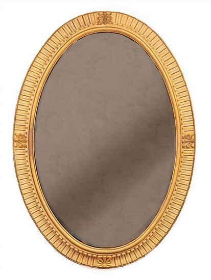 French Carved Creme Peinte, Giltwood Pier Mirrors