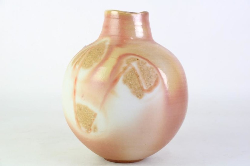 Geoff Thomas Studio Pottery Vase, signed to base, height 26cm