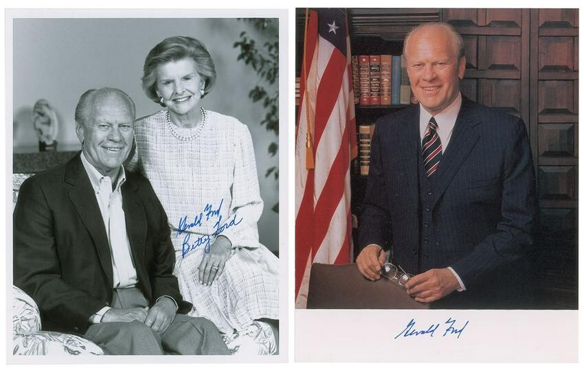 Gerald and Betty Ford Signed Photographs