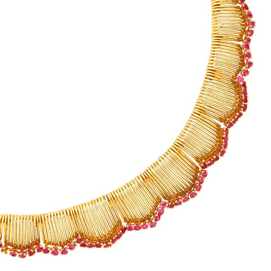 Gold and Ruby Necklace, Tiffany & Co.
