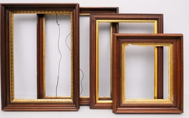Group of Four American Walnut Frames