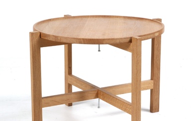 H.J. Wegner for Andreas Tuck. Tray table, solid oak, model AT-36
