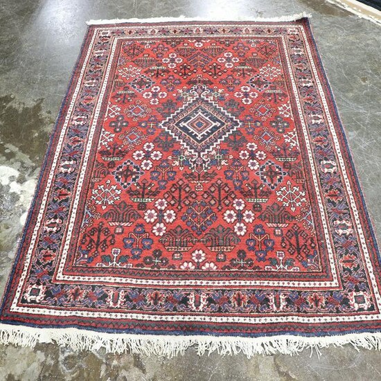 Hand Knotted Rug - 6'11 x 4'6