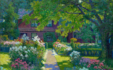 Harriet Randall Lumis (1870-1953) Summer Morning 36 1/4 x 40...