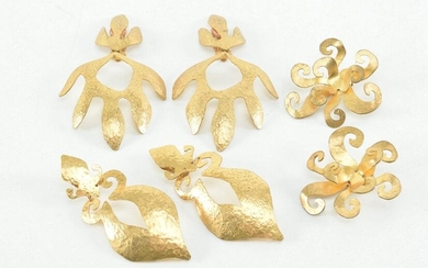 Herve van der Straeten French designer earrings. To