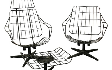 Homecrest wire lounge chair set