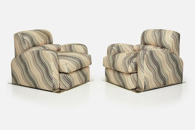 Jay Spectre, 'Steamer' Lounge Chairs (2)