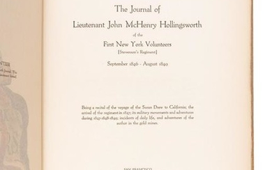 Journal of Lt. John McHenry Hollingsworth 1 of 50