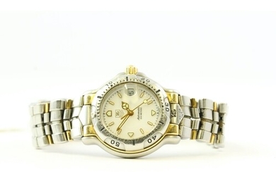LADIES TAG HEUER AUTOMATIC REFERENCE WH2351-K1, circular whi...