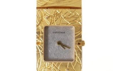 SOLD. Lapponia: A lady's wristwatch of 14k gold. Quartz movement. 1990s. – Bruun Rasmussen Auctioneers of Fine Art