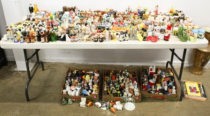 Large Collection of Salt and Pepper Shakers