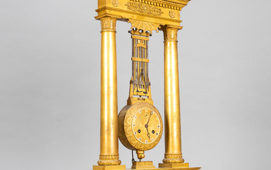 Louis Philippe portal clock, France, 19th century.