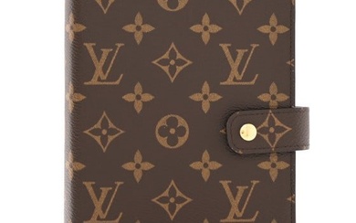 Louis Vuitton Monogram Medium Ring Agenda Cover