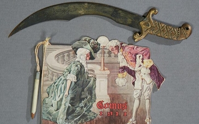 Mardi Gras- Krewe of Rex Ball Favor, 1902, in the form