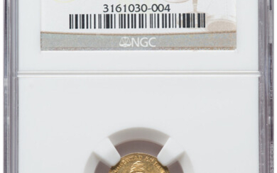 Mexico: , Republic gold 1/2 Escudo 1852 Mo-GC MS61 NGC,...