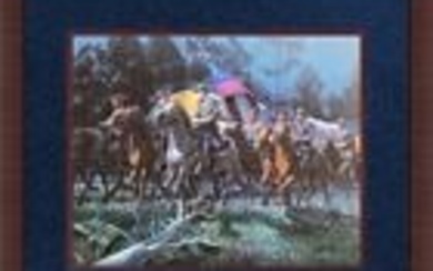 Mort Kunstler Civil War Print - Robert E Lee Takes Command Custom Framed