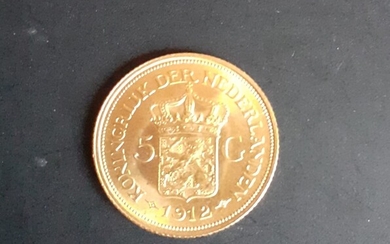 Nederland – 5 Gulden Wilhelmina 1912