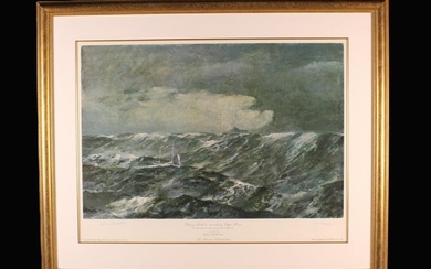 Norman Wilkinson CBE RI (1878 -1971). A Large Signed Limited Edition Print 369/500 , ''Gipsy Moth IV