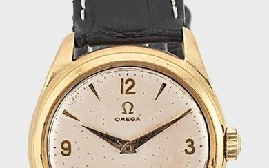 Omega - A Swiss 18ct gold wristwatch