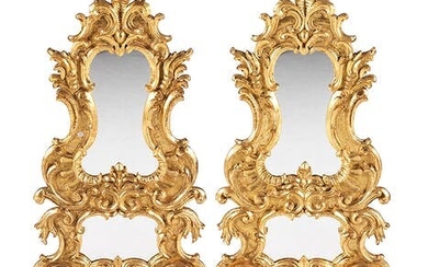 Paar sakrale italienische Spiegel
