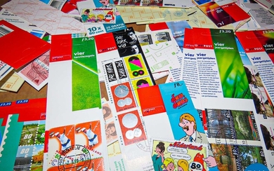 Particuliere inbreng doos postfrisse nederlandse postzegelboekjes