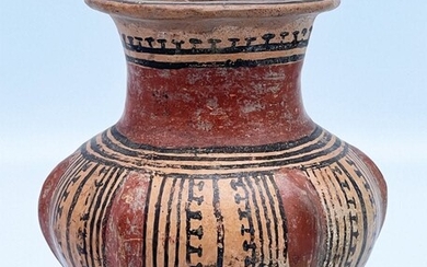 Pre-Columbian, Panama, Cocle Polychrome Pottery Jar