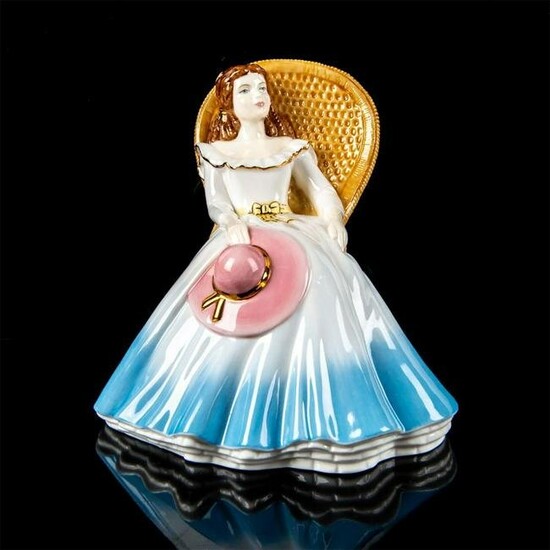 Royal Doulton Figurine, Annabel With Gold Accents