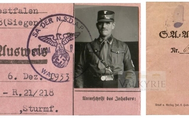 S.A.= Ausweis ID Card 1933.