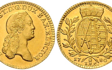 SACHSEN, Friedrich August III., 1763-1806, Dukat 1780 IEC, Dresden