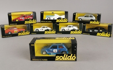 SOLIDO - véhicules échelle 1/43 dans leurs boites d'origines : 18x Porsche 934 n°68 1x...