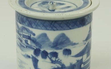 Scarce Canton Jam Jar, 19th Century