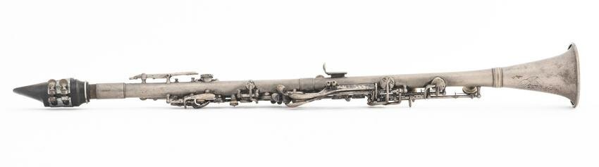 Silver-Plate "Ohio Band Instrument Co." Clarinet