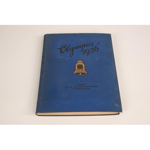 Summer Olympics Book, 1936 (32cm tall x 22cm wide)