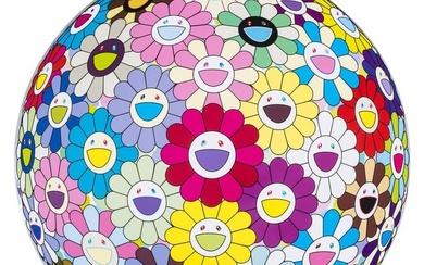 Takashi Murakami (b.1962) Flowerball: Colorful, Miracle, Sparkle