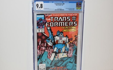 Transformers #48 CGC 9.8 Graded Marvel Comic New Slab 1989 Key Issue