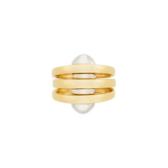 Two-Color Gold Triple Band Ring, Bulgari