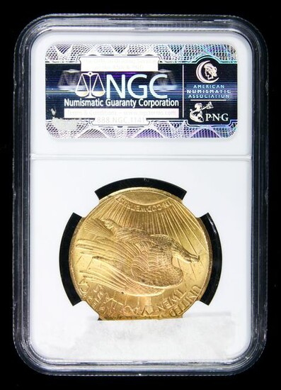 1927 St. Gaudens $20 gold ‘double eagle’ NGC MS 65