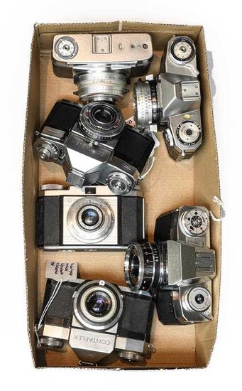 Various Zeiss Ikon Cameras Contaflex 126, 3xContaflex, Contina and...