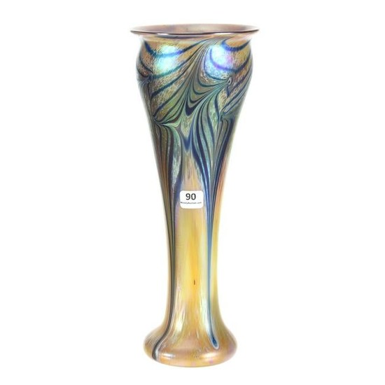 Vase, Unmarked Contemporary Art Glass