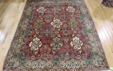 Vintage And Finely Hand Knotted Carpet
