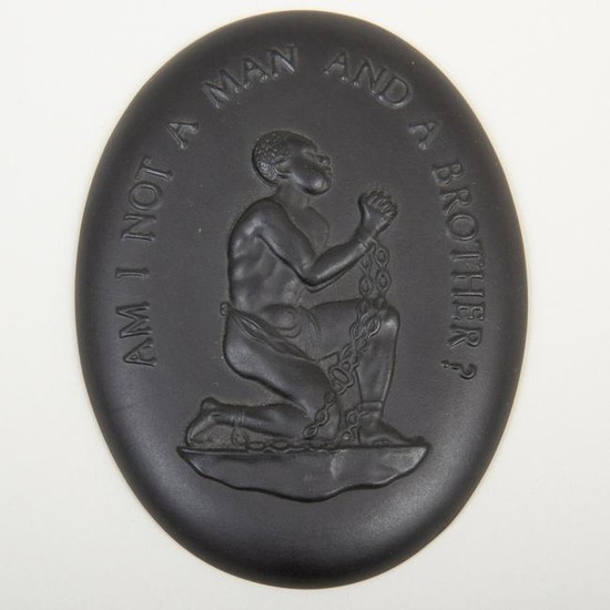 Wedgwood Black Basalt Slave Medallion
