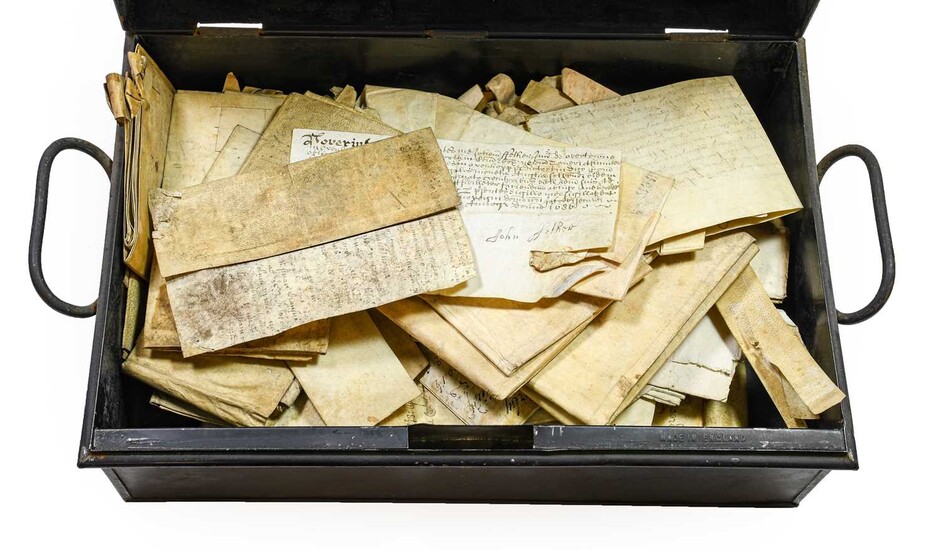 Yorkshire. Collection of documents on vellum, 16th-18th century