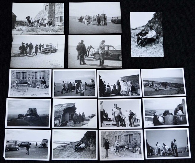 17 photographs on the set of Cul-De-Sac in 1965/66 directed by Roman Polanksi