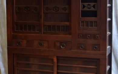 Japanese two section mizuya (kitchen cabinet)