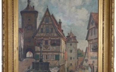 Elias Bancroft (1846-1924), 'Rottenburg on the Tauber, Bavaria',...