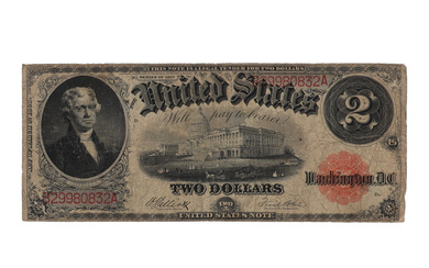 1917 $2 Two Dollars U.S. Legal Tender Note