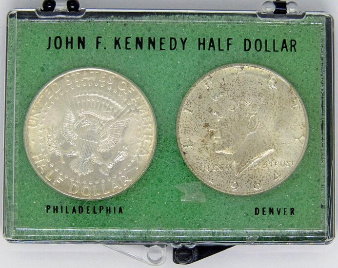 1964 P&D KENNEDY HALF DOLLARS UNC