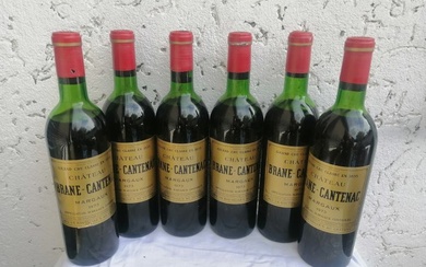 1973 Chateau Brane-Cantenac - Margaux 2ème Grand Cru Classé - 6 Bottles (0.75L)