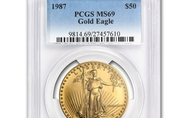1987 1 oz American Gold